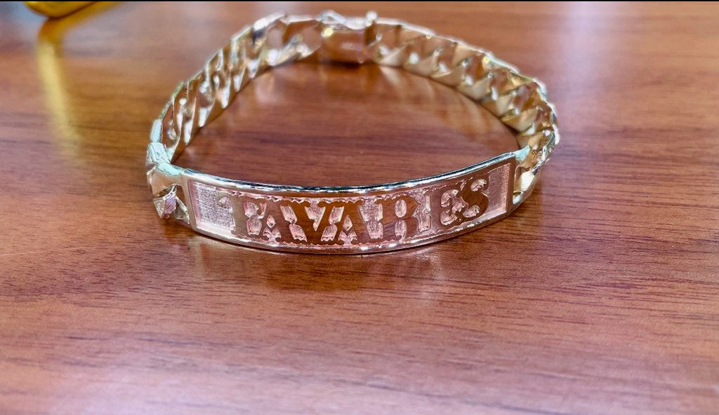 Personalized Bracelets 14K GOLD - Pulseras Personalizados 14K ORO