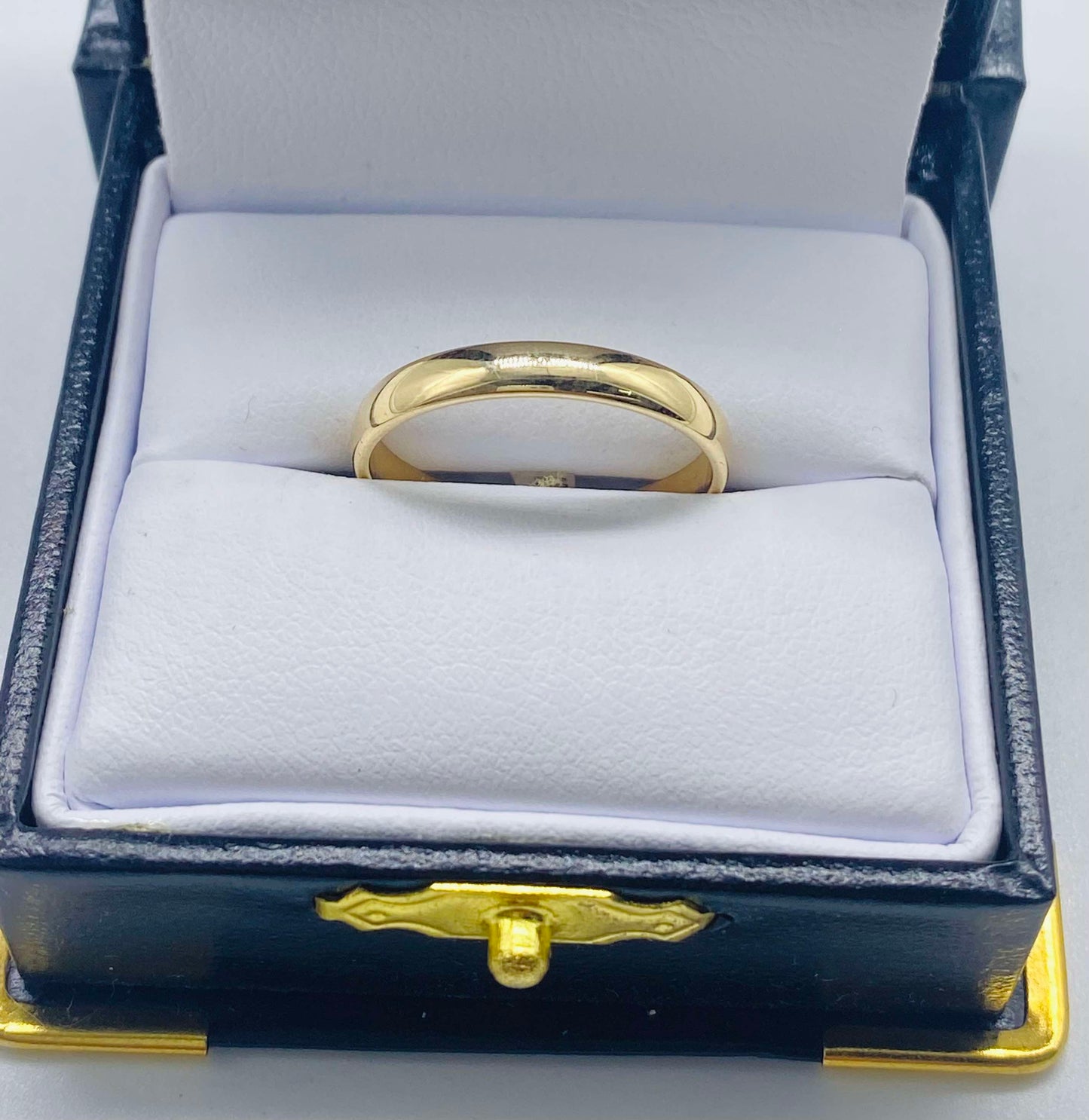 Gold Smooth Ring - Anillo De Oro Liso