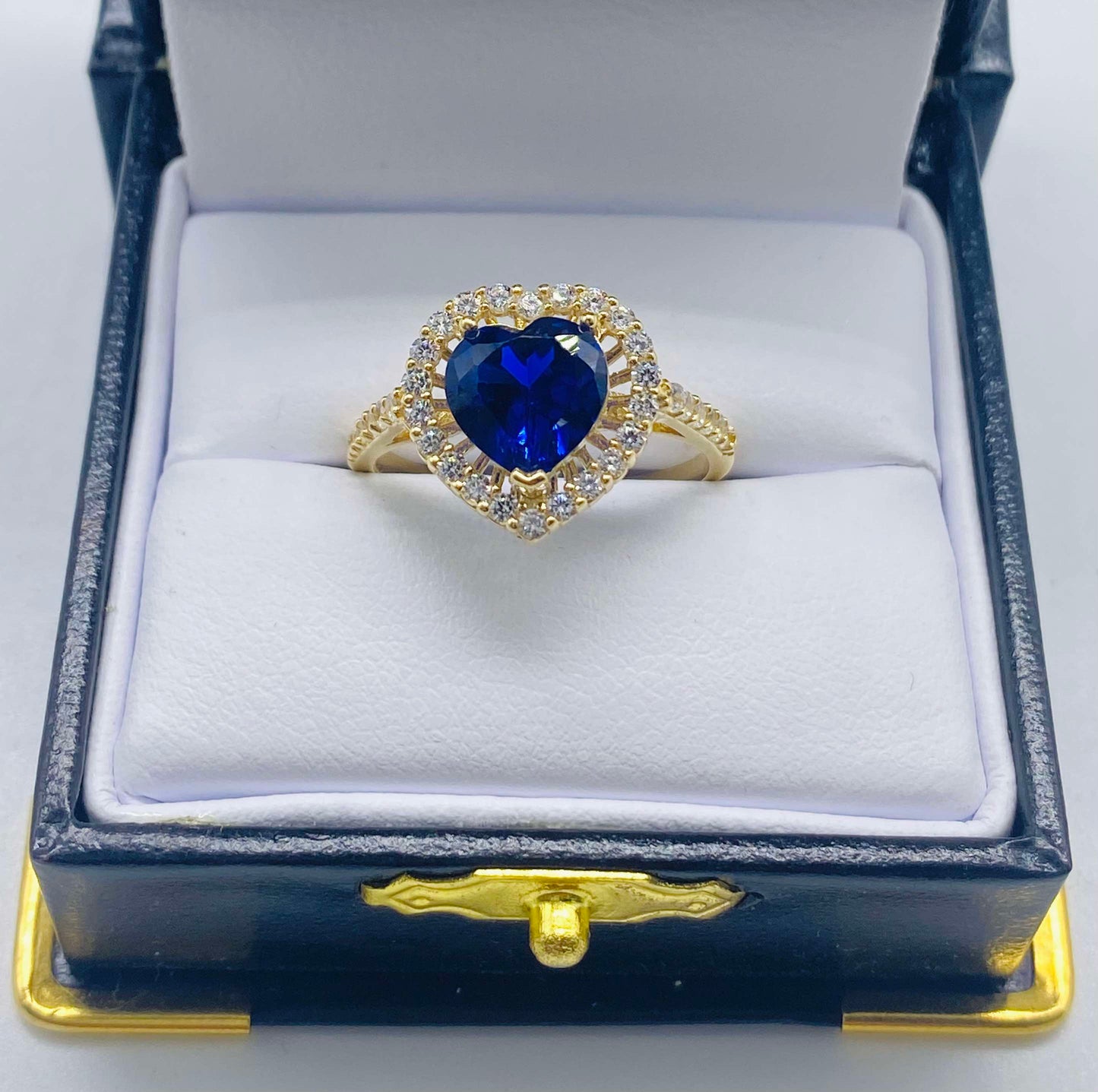 Gold Heart Ring - Anillo De Oro Corazon