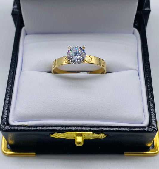 Gold Cartier Ring - Anillo De Oro Cartier