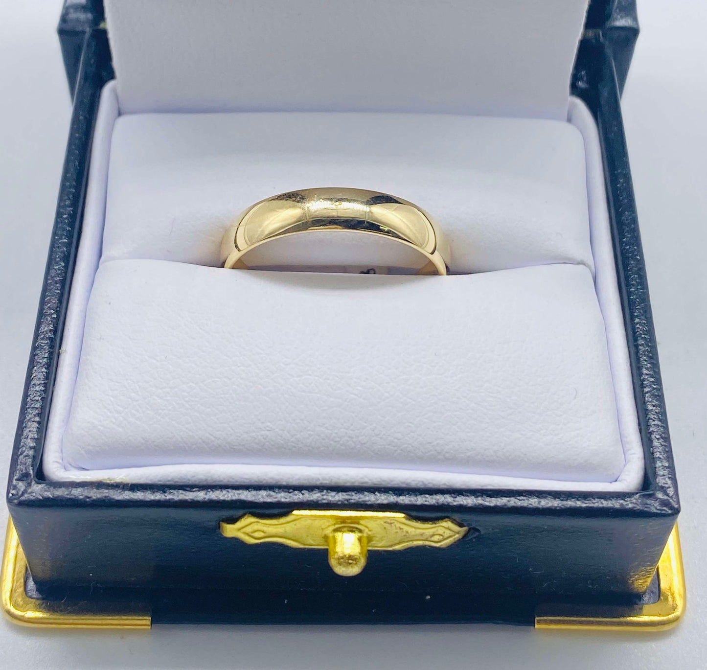 Gold Smooth Ring - Anillo De Oro Liso