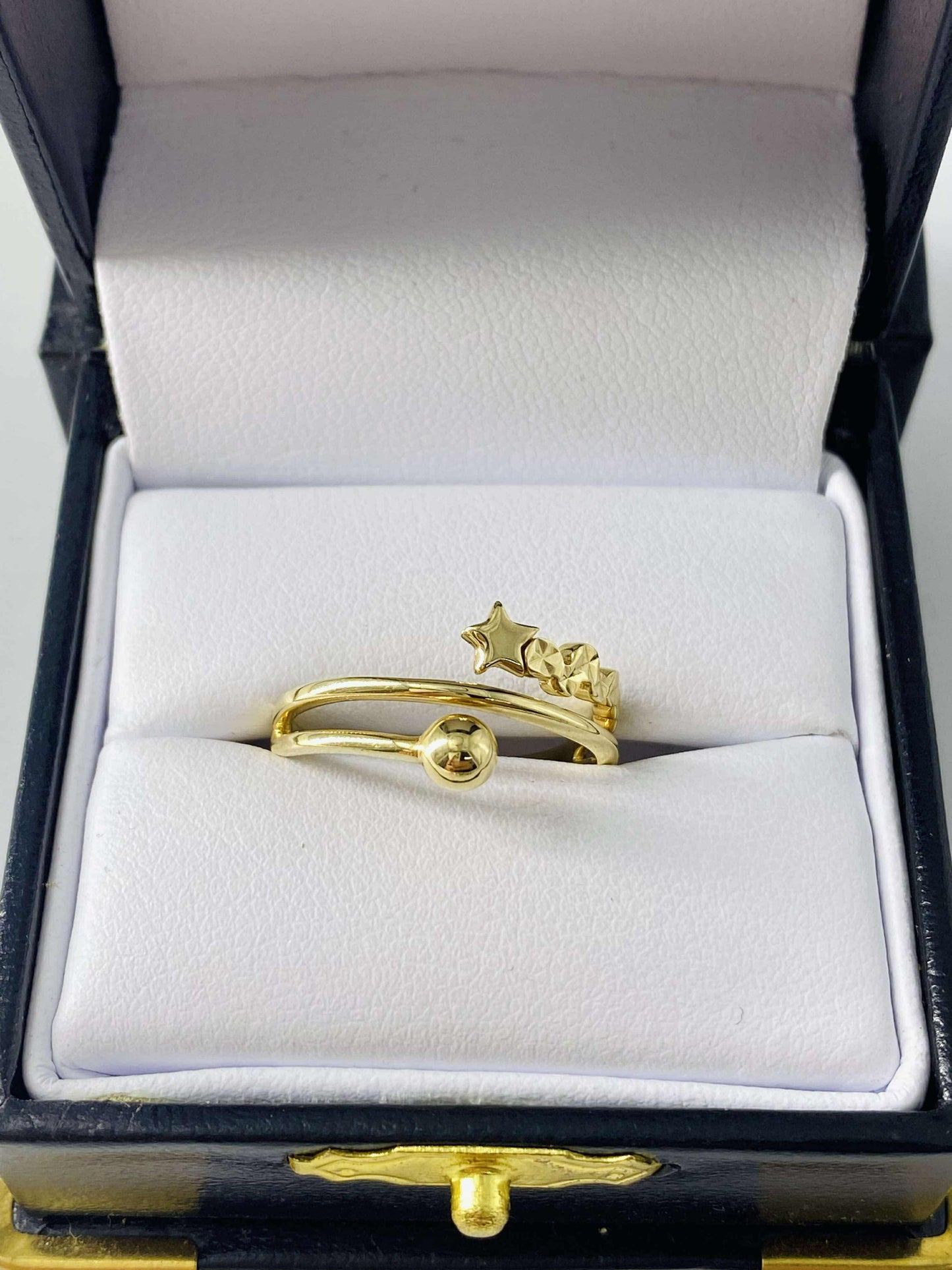 Stars Gold Ring  - Anillo De Oro De Estrellas