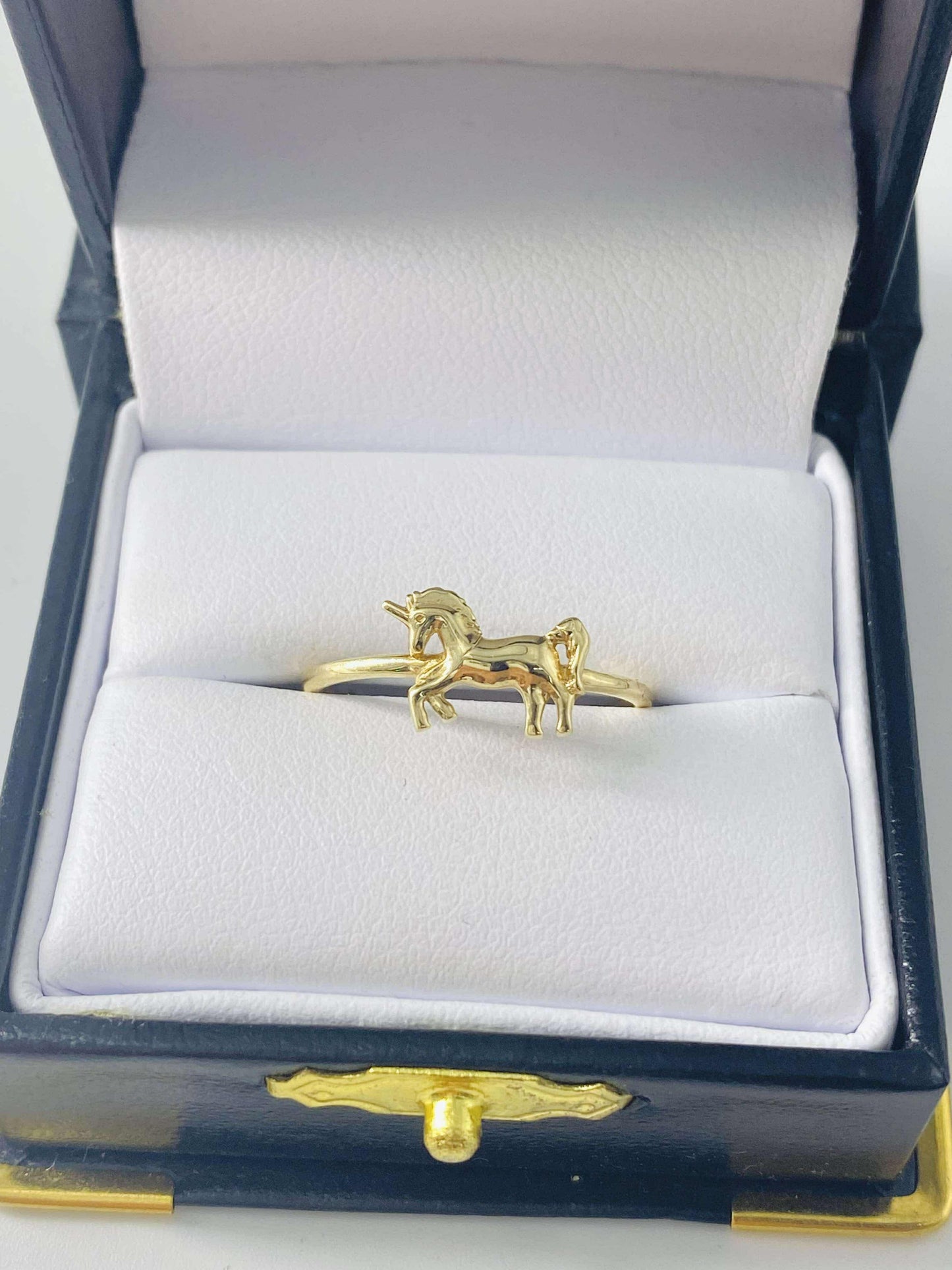Gold Unicorn Ring - Anillo De Oro De Unicornio
