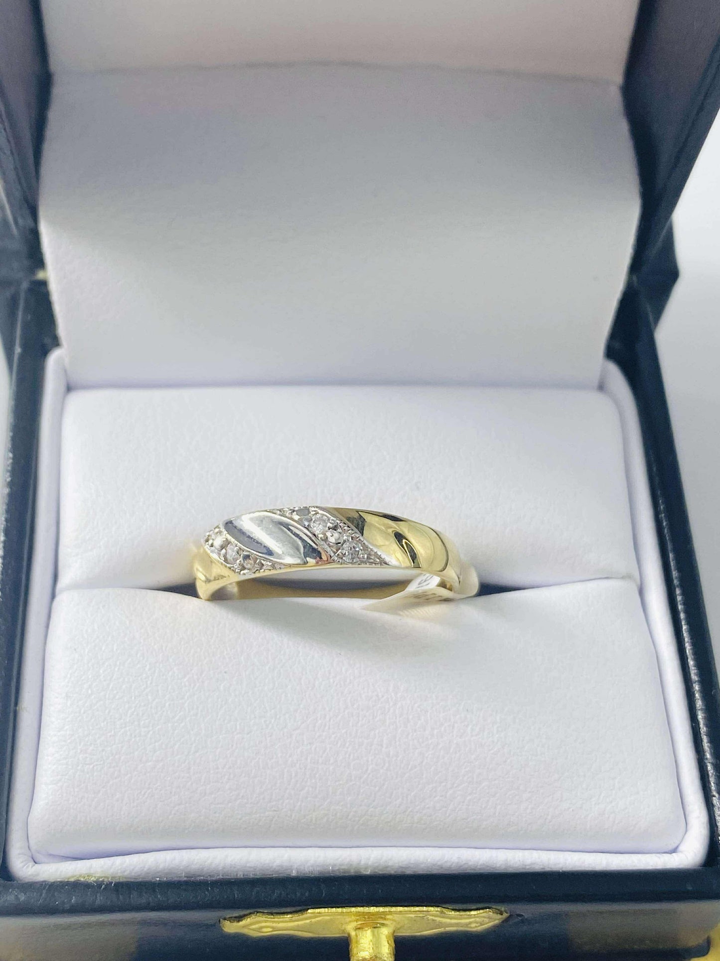 Gold Paved Cz Zirconia Ring  - Anillo De Oro Cz Zirconia