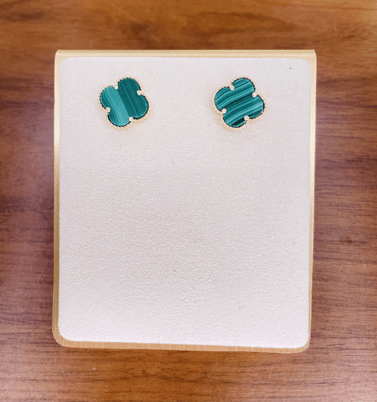 Green Clover Earrings