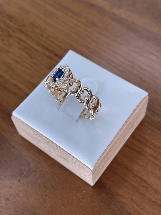 Women's Fancy Blue Sapphire Ring