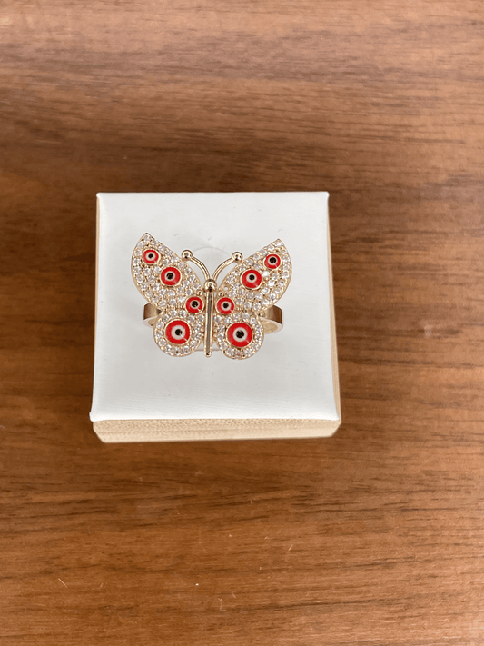 Women's Butterfly-Eye Ring