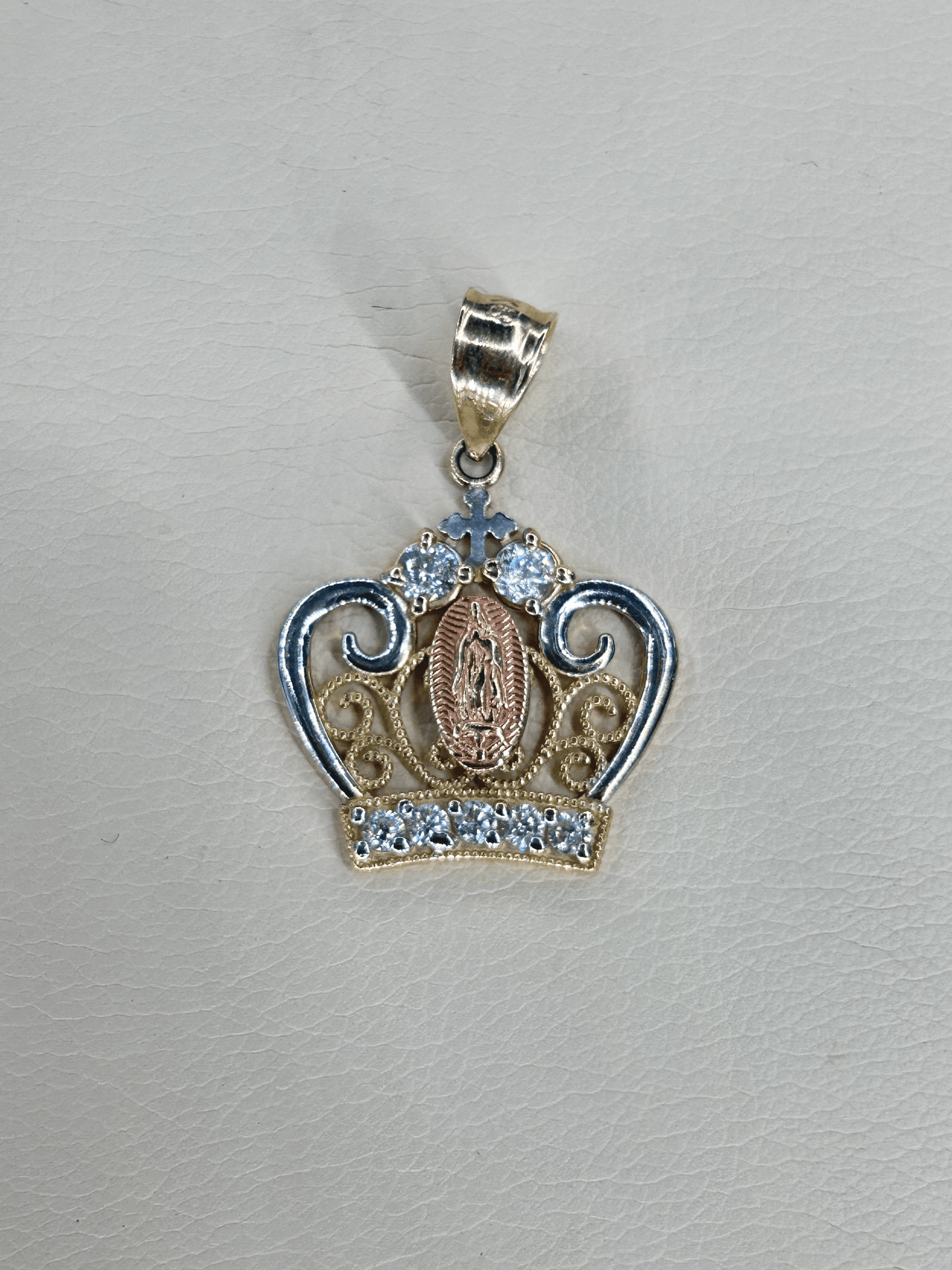 Virgin Mary Crown Pendant