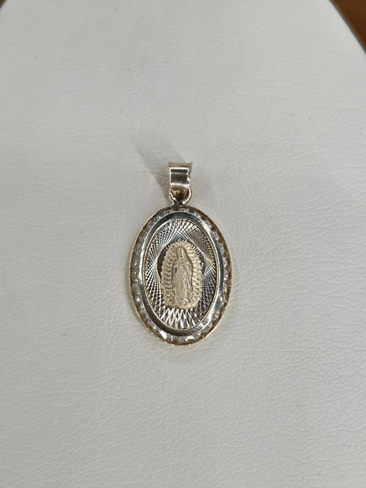 CZ Virgin Mary Pendant