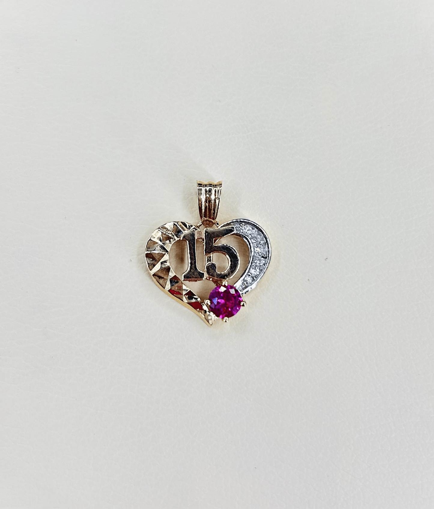 Quince Ruby Heart Pendant