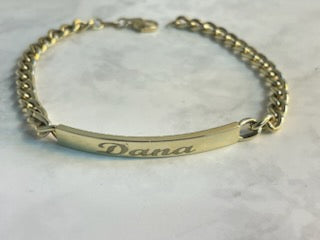 Personalized Bracelets 14K GOLD - Pulseras Personalizados 14K ORO