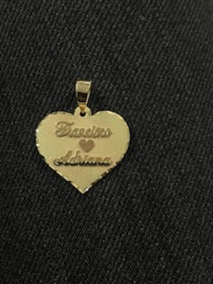 Personalized Pendants 14K GOLD - Dijes Personalizados 14K ORO