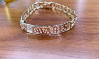 Personalized Bracelets 14K GOLD - Pulseras Personalizados 14K ORO