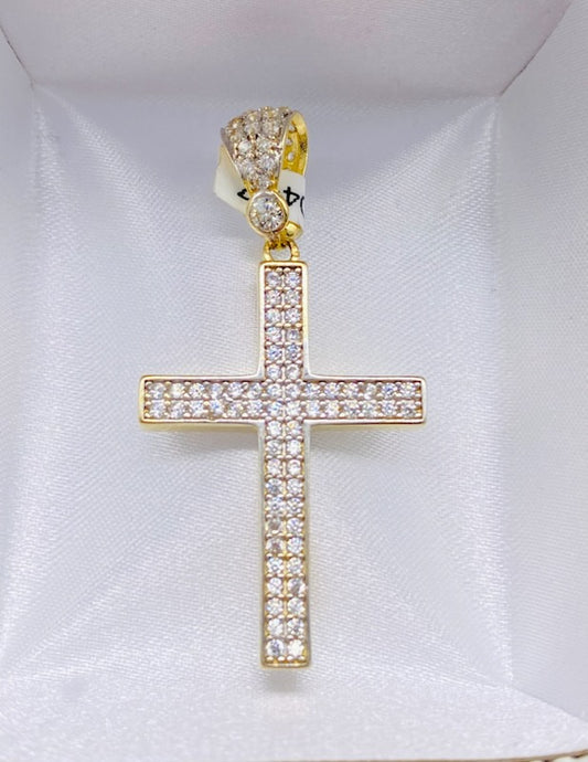 Cross Pendant Cz Zirconia - Dije De Cruz Cz Zirconia