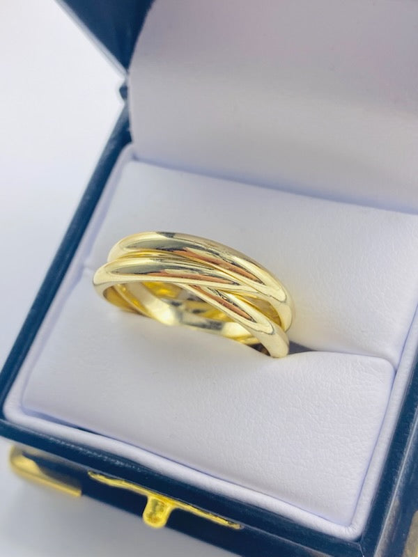 Gold Triple Ring - Anillo De Oro Triple