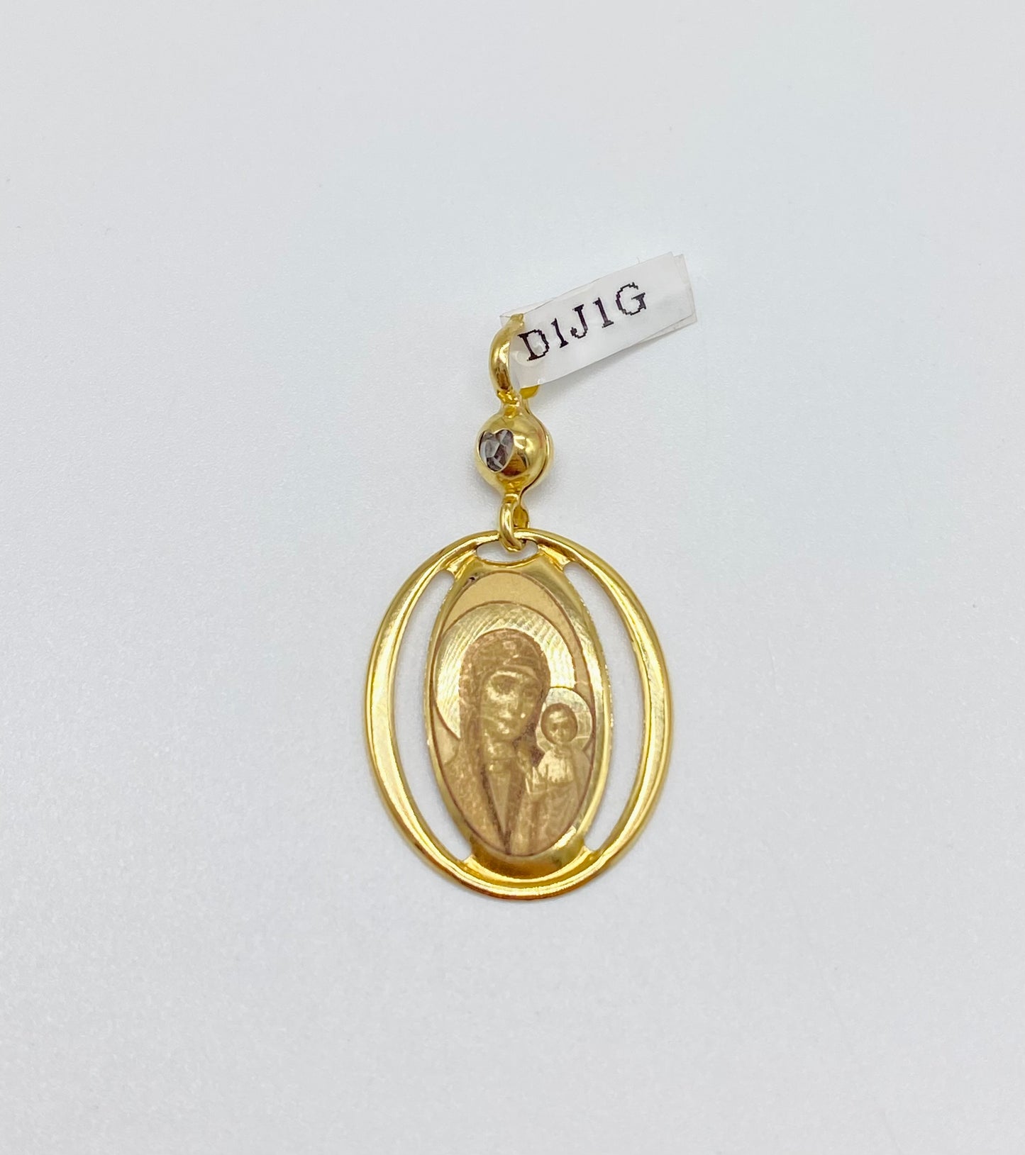 Religious oval pendent-#22