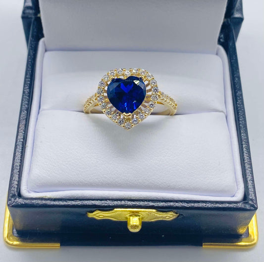Gold Heart Ring - Anillo De Oro Corazon
