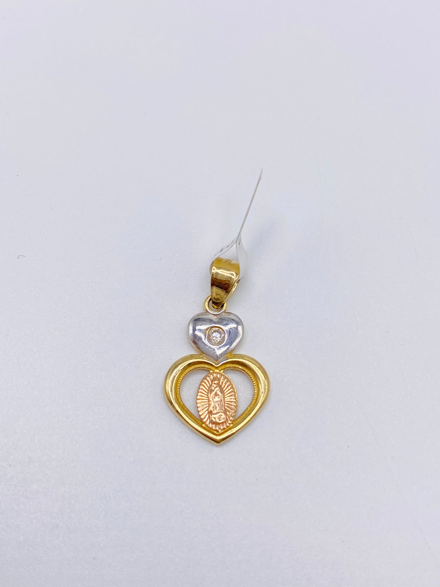 Heart With Virgin Pendent-#16