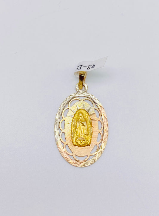 Virgin Three Golds Pendent-#3