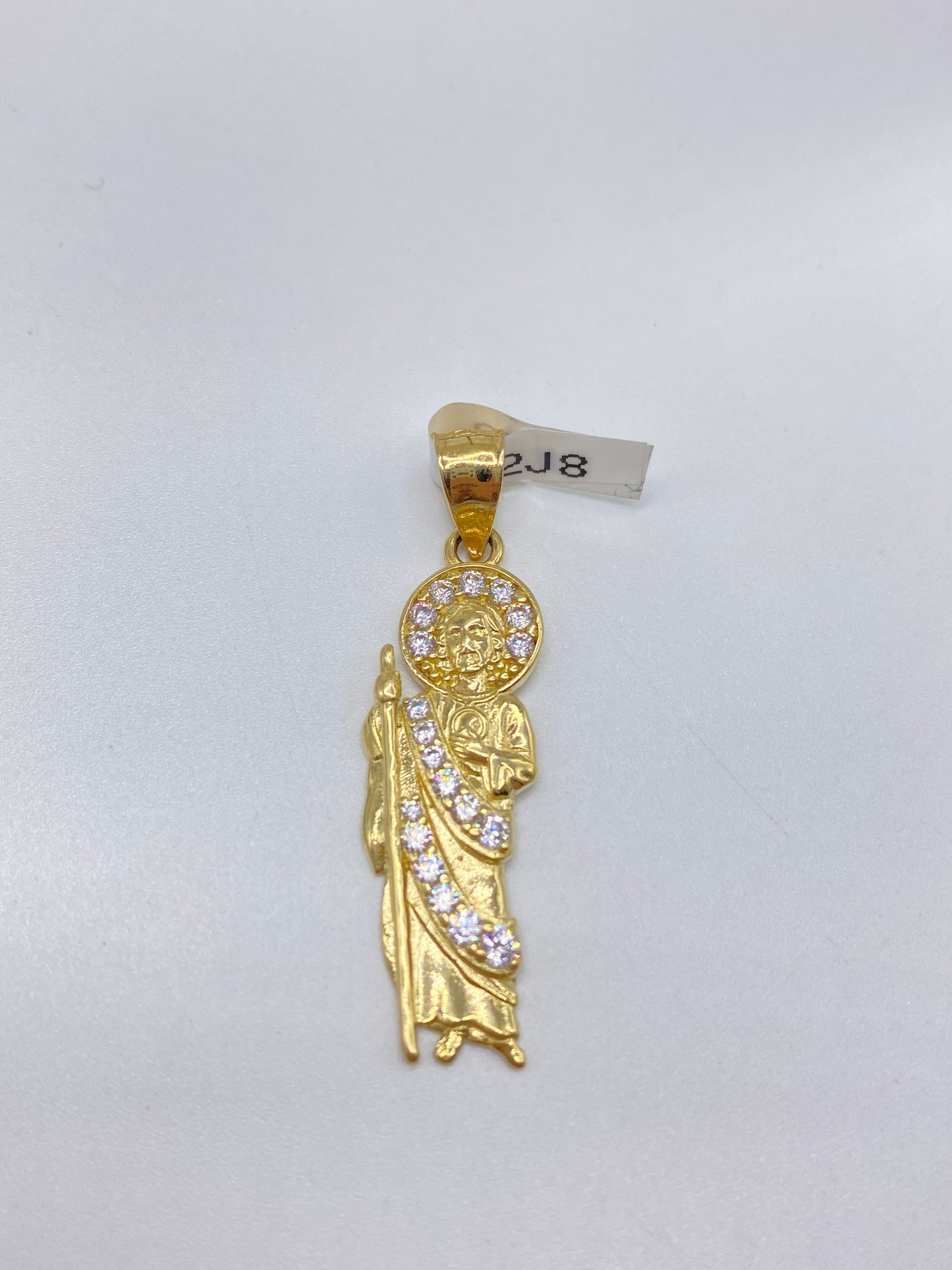 Saint Jude with CZ Pendent