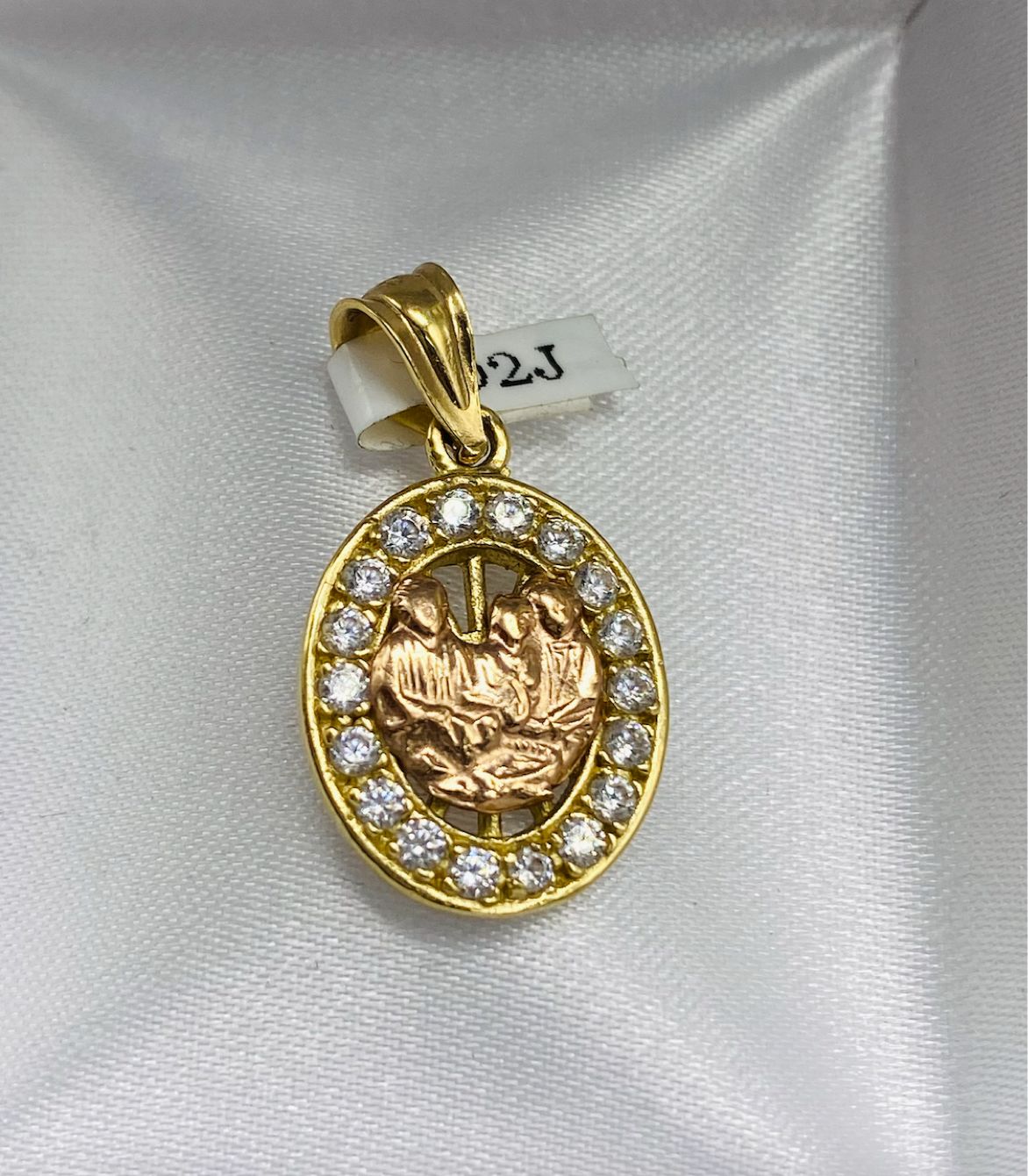 Gold Baptism Pendant - Dije De Oro De Bautismo