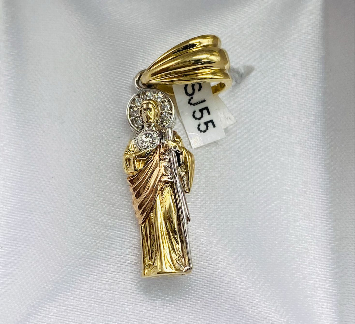 Gold Saint Judas Pendant - Dije De Oro De San Judas