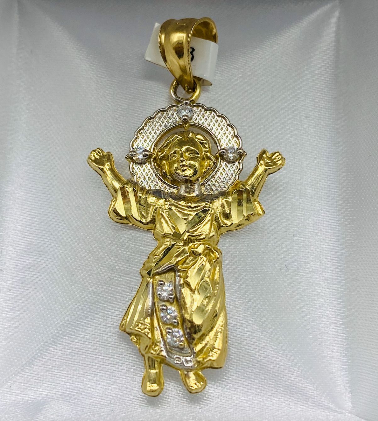 Gold Child Pendant - Dije De Oro De Niño